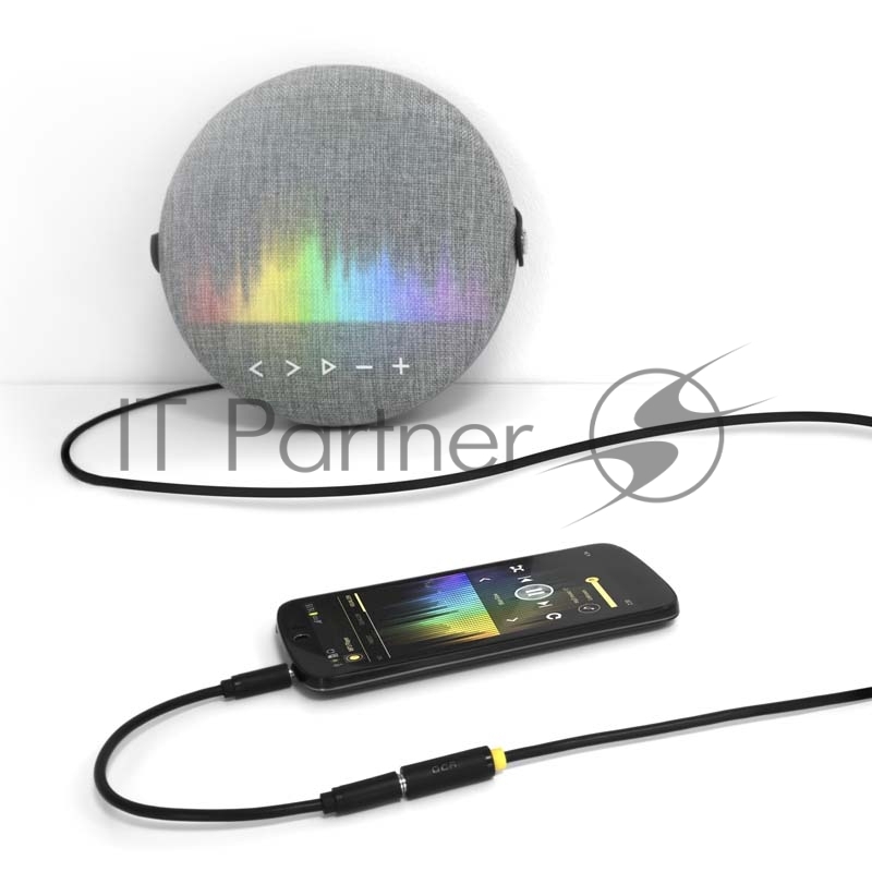 Удлинитель аудио GCR 3.0m jack 3,5mm/jack 3,5mm черный, желтая окантовка, ультрагибкий, 28AWG, M/F, Premium GCR-STM1114-3.0m, экран, стерео