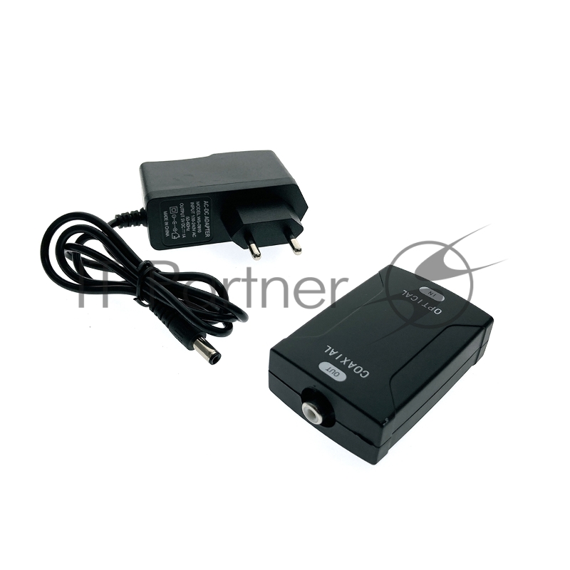 Аудио конвертер Espada EDH-T/R, Toslink (Optical) to RCA (Coaxial) с блоком питания. (44918)