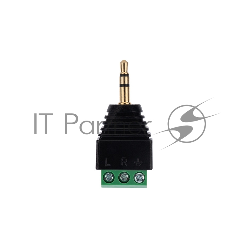 Штекер стерео 3,5 мм с клеммой колодкой под винт, (уп. блистер 40 шт) REXANT