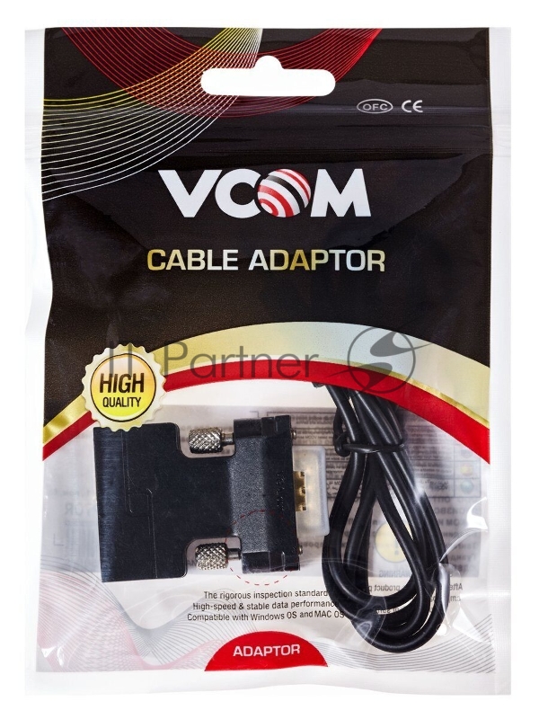 Переходник HDMI(F) --> VGA(M)+audio,1080*60Hz, VCOM <CA336>