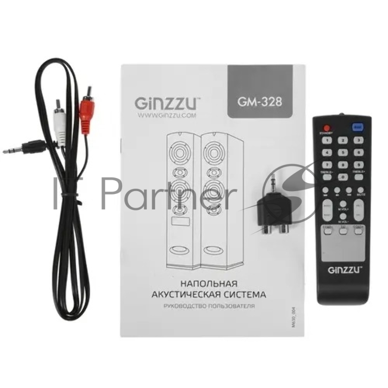 Акустическая система 2.0, 2x100W/BT/USB/SD/FM/AUX/ДУ GM-328