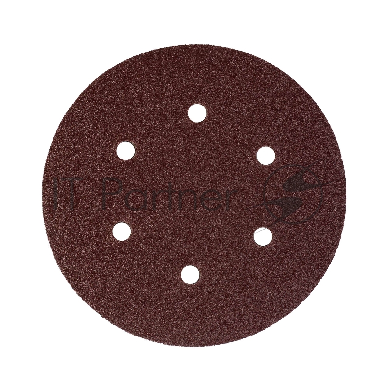 Круг шлифовальный PATRIOT на липучке, 150мм, 6 отверстий, Р100, 5 шт
