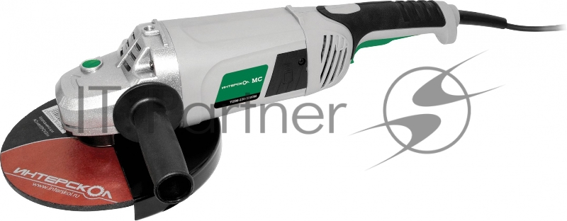Углошлифовальная машина Интерскол УШМ-230/2000М 2000Вт 6500об/мин рез.шпин.:M14 d=230мм