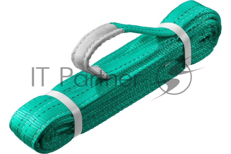 Текстильный петлевой строп ЗУБР СТП-2/2, зеленый, г/п 2 т, длина 2 м