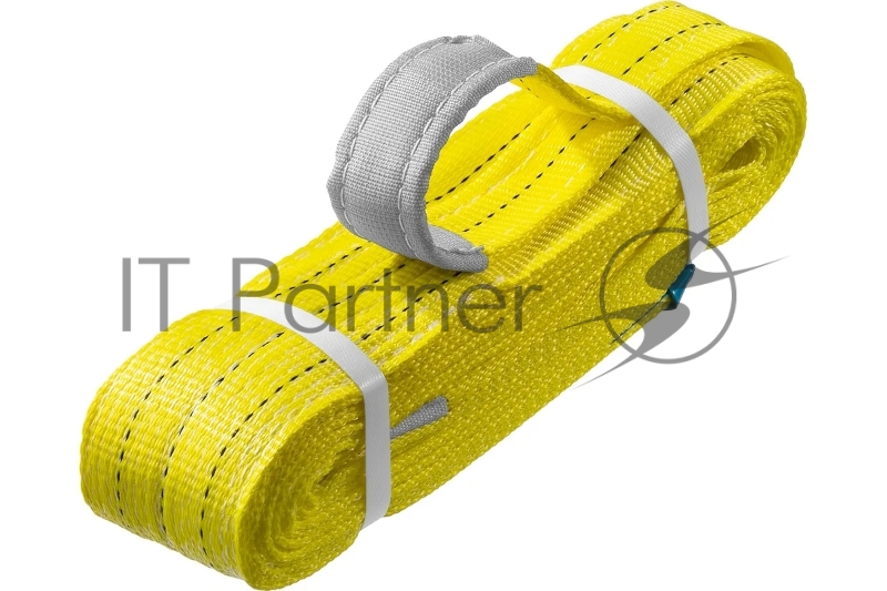 Текстильный петлевой строп ЗУБР СТП-3/5, желтый, г/п 3 т, длина 5 м