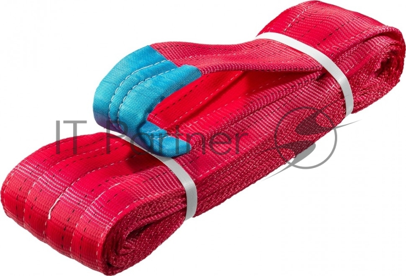 Текстильный петлевой строп ЗУБР СТП-5/6, красный, г/п 5 т, длина 6 м