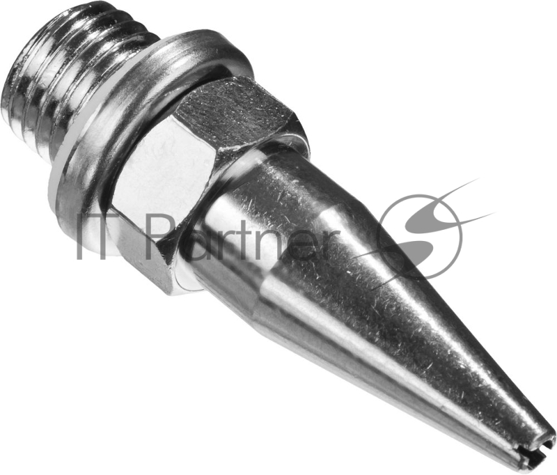 Насадка ЗУБР ЭКСПЕРТ смен для клеевых (термоклеящих) пистолетов, длин алюмин насадка для точн работ и труднодоступ мест, d=2,3мм