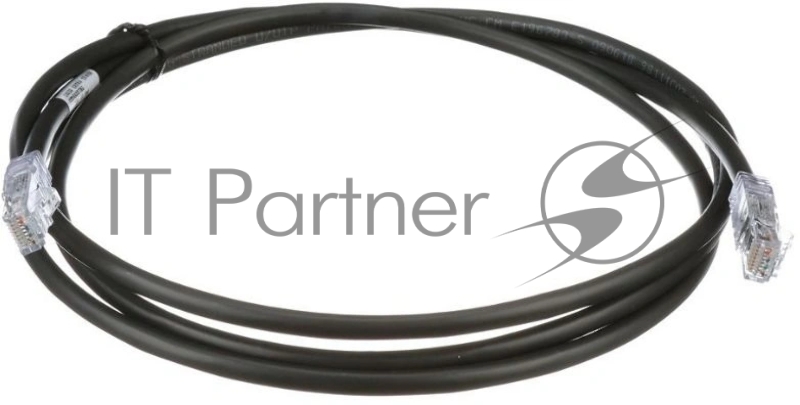 Патч-корд Panduit UTP6AX3MBL UTP вилка RJ-45-вилка RJ-45 кат.6А 3м чёрный ПВХ