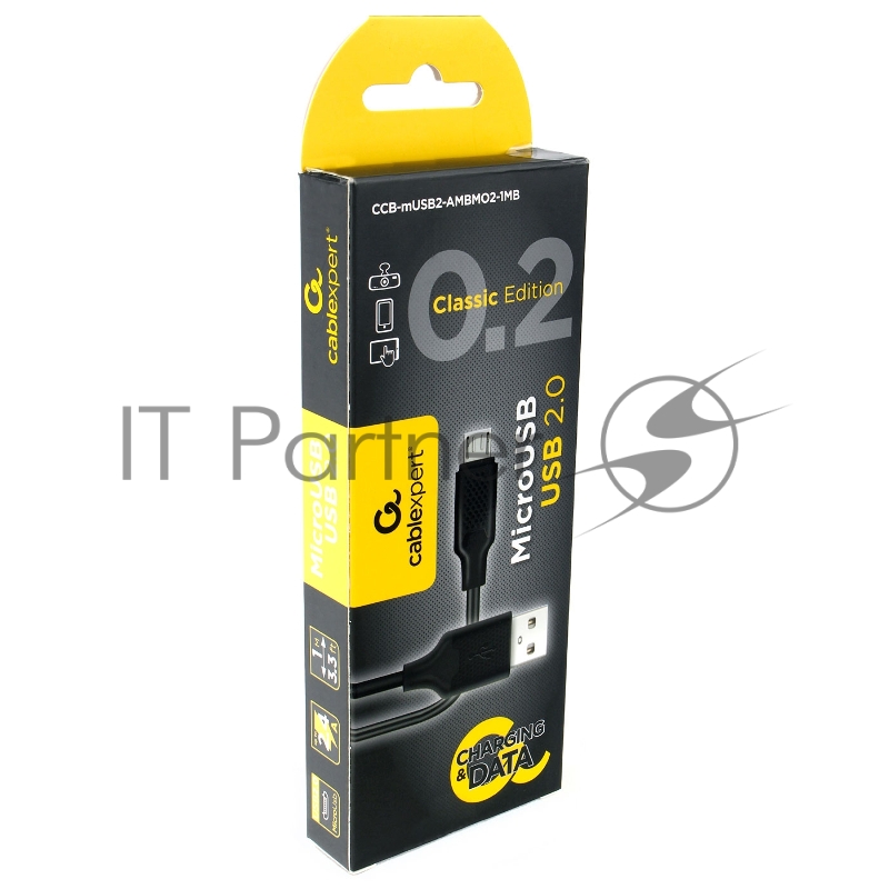 Кабель Micro USB кабель Cablexpert CCB-mUSB2-AMBMO2-1MB