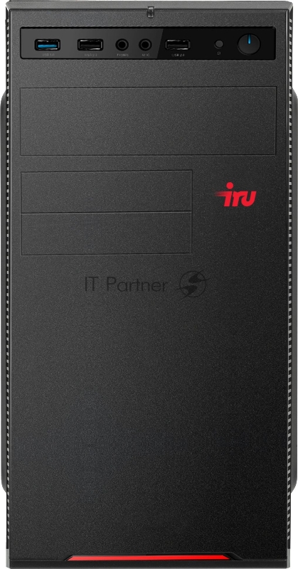 ПК IRU Home 310H5SE MT i3 10100 (3.6) 16Gb SSD240Gb UHDG 630 Free DOS GbitEth 400W черный