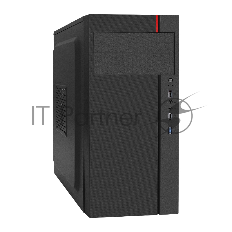 Exegate EX290187RUS Корпус Miditower ExeGate AA-440U-AA500 (ATX, AA500 8 см, 2*USB+1*USB3.0, аудио, черный)