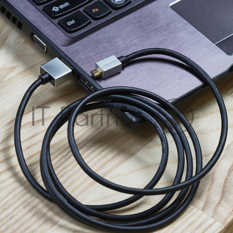 Шнур micro HDMI - HDMI, длина 1,5 метра Ultra Slim (блистер) (GOLD) REXANT