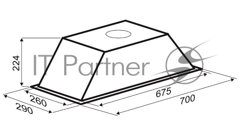 Вытяжка Zigmund & Shtain K 012.7 W