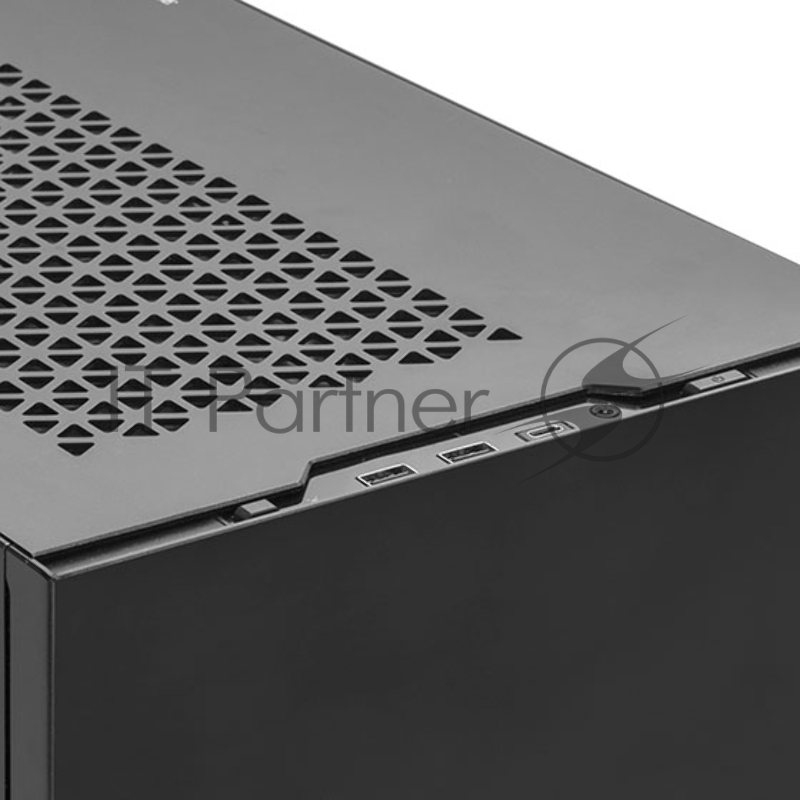 Корпус Silverstone SST-SG15B Mini-ITX корпус-куб с алюминиевой передней панелью black (811246)