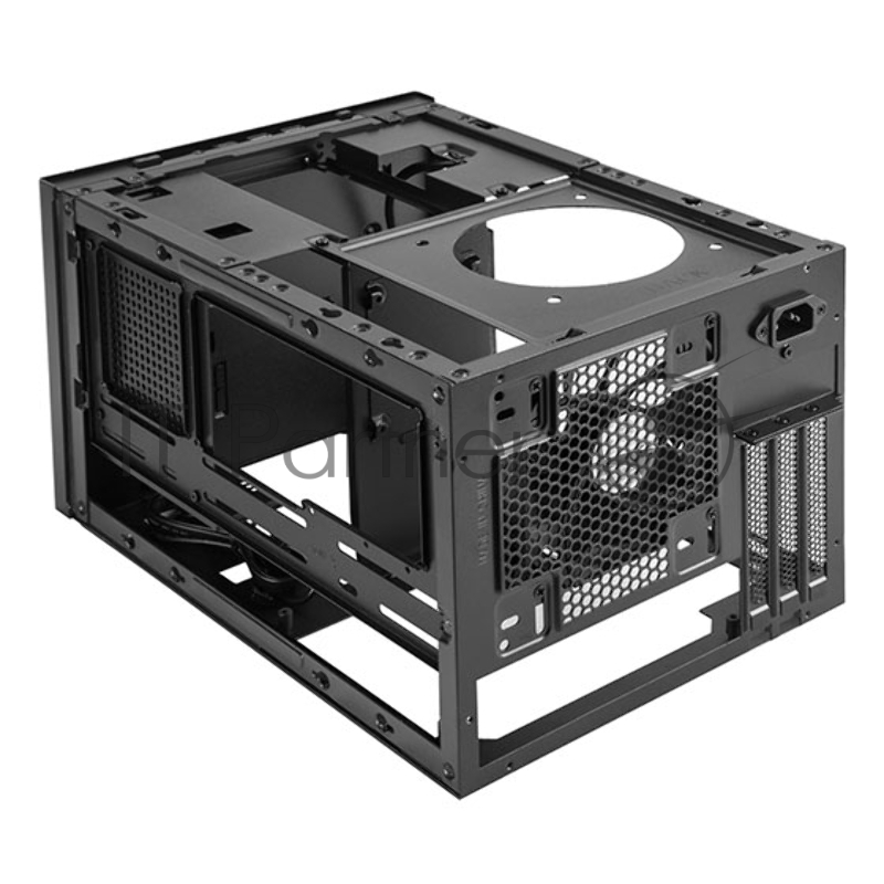 Корпус Silverstone SST-SG15B Mini-ITX корпус-куб с алюминиевой передней панелью black (811246)