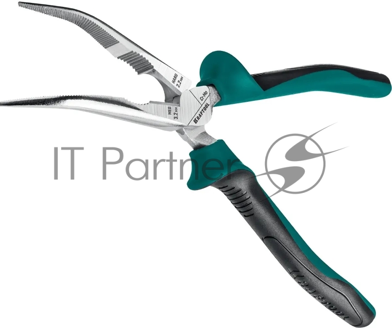 Тонкогубцы KRAFTOOL изогнутые, 200 мм