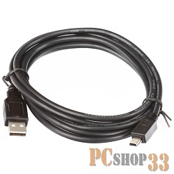 Кабель Кабель TELECOM (TC-6911-1.8M-BK) USB 2.0 A--mini-B 5P черный 6242755316478 / 6937510855001