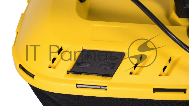 Газонокосилка электрическая CHAMPION EM3815 { 1,6 кВт пласт+ткань травосб. 45л шир.380мм выс.20-70мм, 11,5кг }