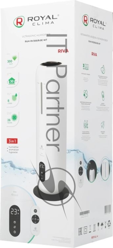 Увлажнитель воздуха ROYAL Clima RIVA RUH-RV300/8.0E-WT