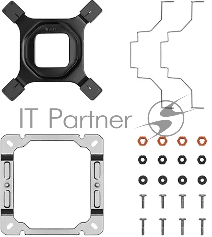 Кулер DEEPCOOL AK400 LGA1700/1200/115X/AM4 (18шт/кор, TDP 260W, PWM, Fan 120mm, 4 тепл. трубки, черный) RET