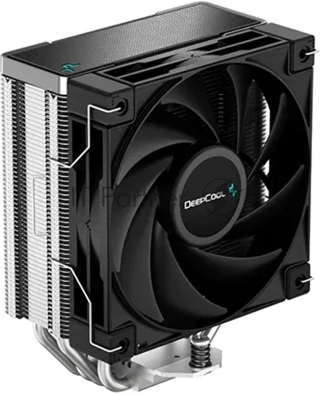 Кулер DEEPCOOL AK400 LGA1700/1200/115X/AM4 (18шт/кор, TDP 260W, PWM, Fan 120mm, 4 тепл. трубки, черный) RET