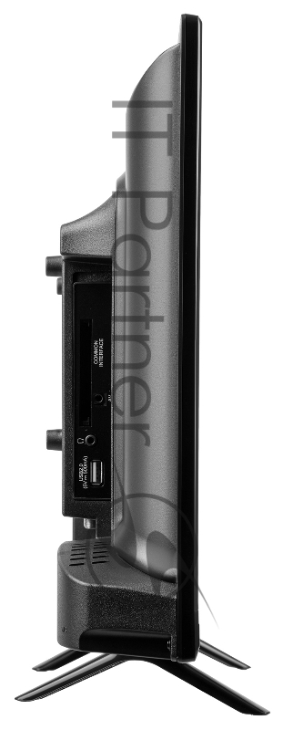 Телевизор LED Hyundai 24 H-LED24FT2001 черный HD READY 60Hz DVB-T DVB-T2 DVB-C DVB-S DVB-S2 USB (RUS)