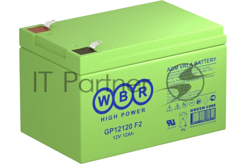Аккумулятор 12V 12Ah WBR GP 12120