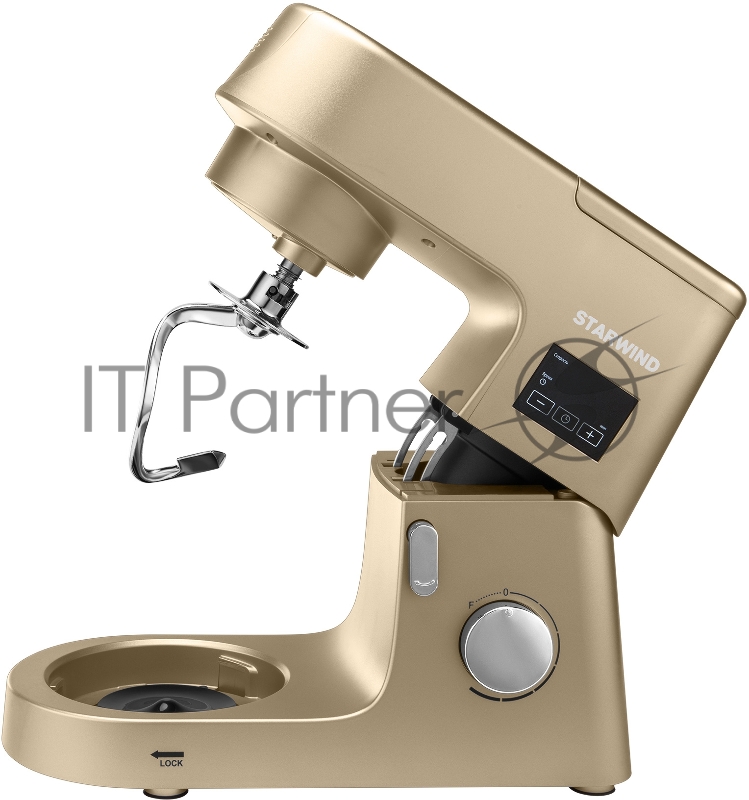 Кухонная машина Starwind SKM8193 планетар.вращ. 1600Вт золотистый