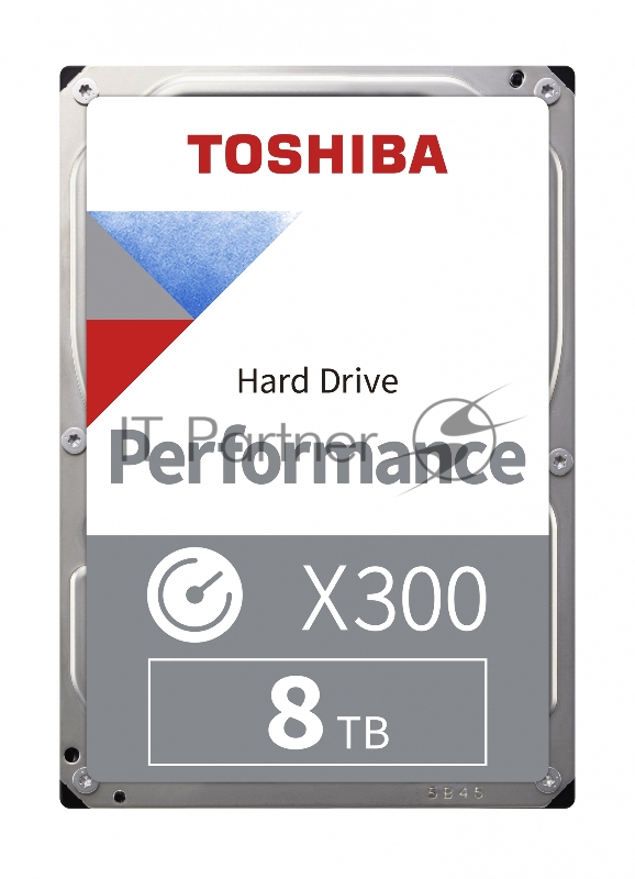 Жесткий диск HDD Toshiba X300 SATA3 8Tb 3.5 7200 256Mb RTL (analog HDWR180UZSVA, HDWR180EZSTA)