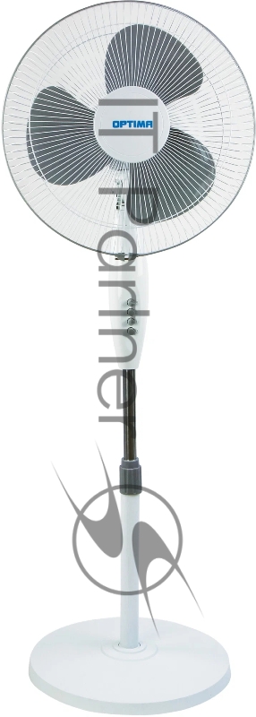 Вентилятор напольный OPTIMA OSF-41W, 1200мм/410мм/40Вт, 3 скорости, серый (неделимая упаковка 2шт)
