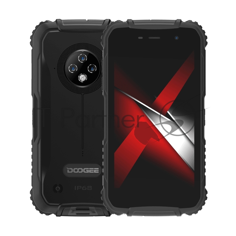 Смартфон Doogee S35 Mineral Black, 5 18:9 720x1280, 4х1.8 ГГц, 4 Core, 3GB RAM, 16GB, up to 256GB flash, 13 МП+2 МП+2 МП/5Mpix, 2 Sim, 2G, 3G, LTE, BT v5.0, Wi-Fi, GPS, Micro-USB, 4350 мА·ч, Android 10, 189g, 152,65 ммx80.3 ммx15,7 мм