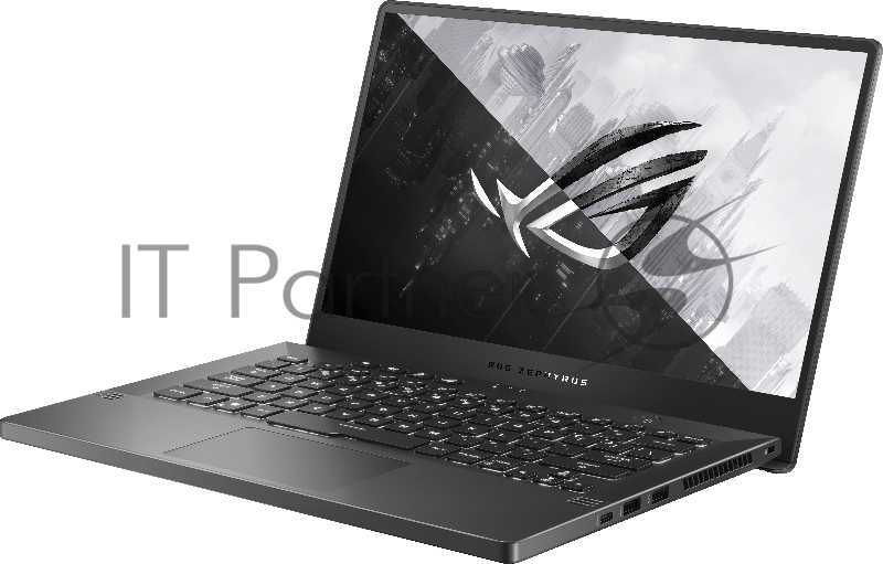 Ноутбук ASUS ROG GA401QC-K2143T ZEPHYRUS +bag 14(2560x1440 IPS)/AMD Ryzen 7 5800HS(3Ghz)/16384Mb/512SSDGb/ GeForce RTX3050(4096Mb)/BT/WiFi/war 2y/1.7kg/Eclipse Gray/W10