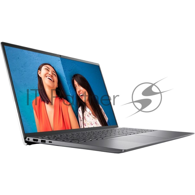 Ноутбук Dell Inspiron 5510 Core i7 11370H 8Gb SSD512Gb Intel Iris Xe graphics 15.6 WVA FHD (1920x1080) Linux silver WiFi BT Cam