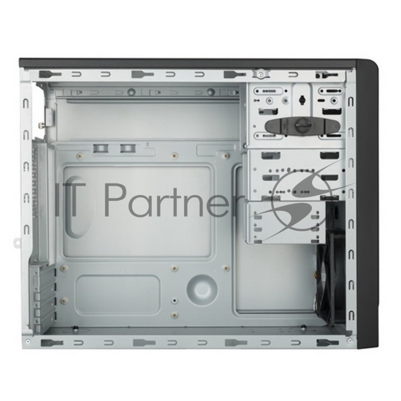 Корпус без БП Cooler Master MasterBox E300L, 2xUSB3.0, 1x120Fan, w/o PSU, Black w/Silver line, mATX