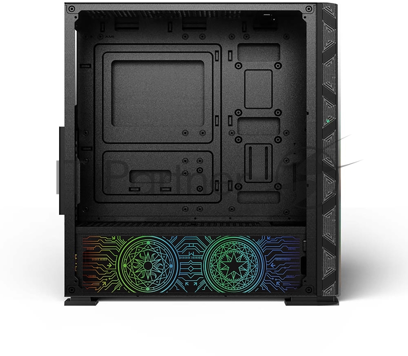 Корпус PC CASE HIPER WG301 HUND (w/o PSU, USB+HD audio, W/O fan) BLACK