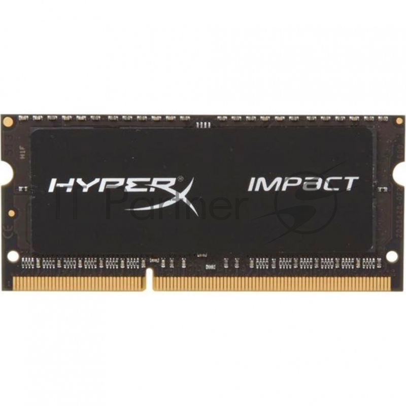 Модуль памяти Kingston SO-DIMM DDR3L 4GB 2133MHz CL11 1.35V HyperX Impact Black, EAN:740617241662