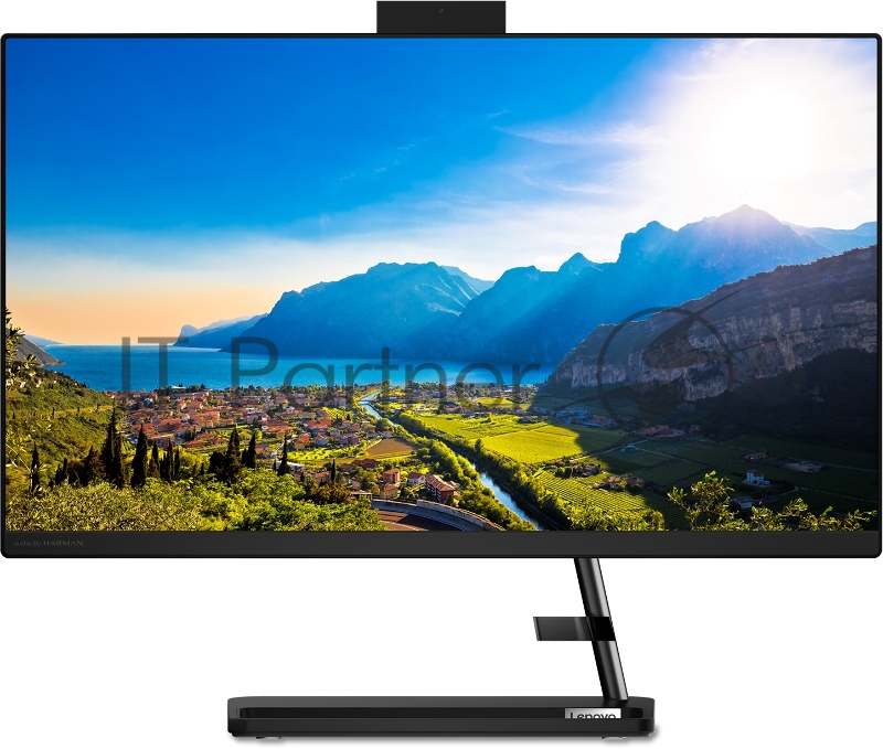Моноблок Lenovo IdeaCentre AIO 3 24ALC6 23.8(1920x1080)/AMD Ryzen 3 5300U(2.6Ghz)/4096Mb/256SSDGb/ Radeon/BT/WiFi/war 1y/6.81kg/black/Win11Home + Keyboard, mouse USB