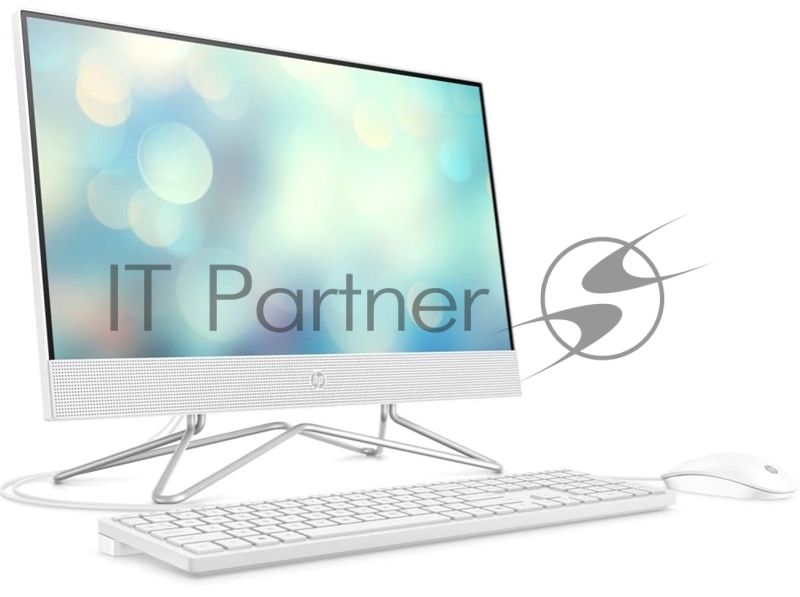 Моноблок HP 22-df0144ur NT 21.5 FHD(1920x1080) AMD Athlon 3150U, 4GB DDR4 2400 (1x4GB), SSD 256Gb, AMD Integrated Graphics, noDVD, kbd&mouse wired, HD Webcam, Snow White, FreeDOS, 1Y Wty
