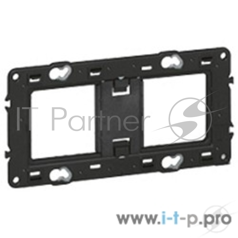 Электроустановочные изделия Legrand 080252 Суппорт Mosaic/Celiane 2-местный (4-5 модулей)