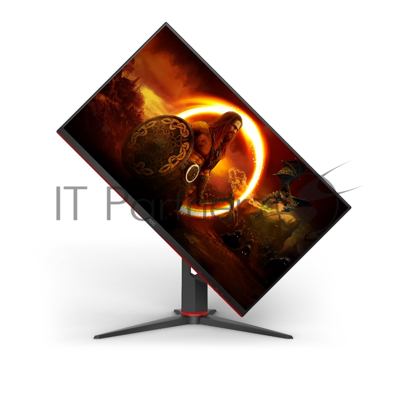 МОНИТОР 27 AOC 27G2U Black-Red с поворотом экрана (IPS, 1920x1080, 144Hz, 1 ms, 178°/178°, 250 cd/m, 80M:1, +2xHDMI 1.4