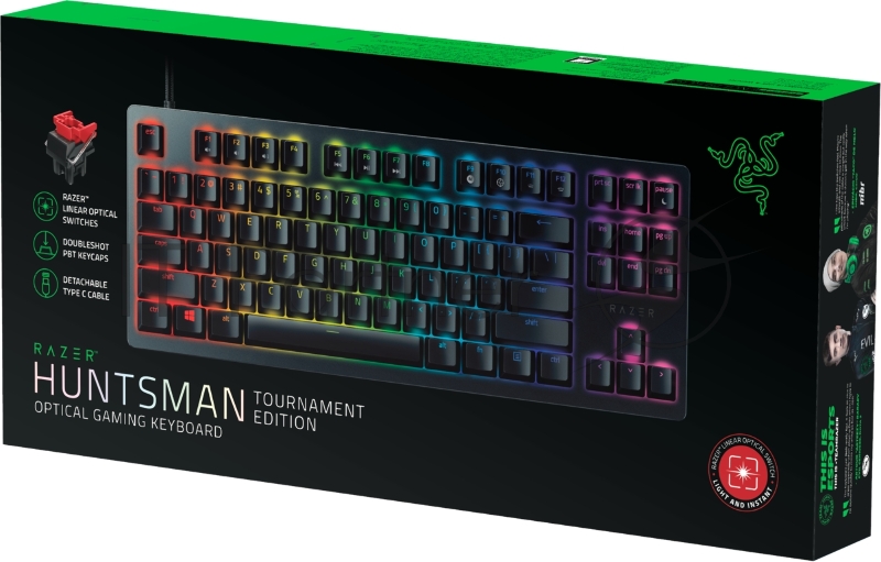 Игровая клавиатура Razer Huntsman Tournament Ed. (Red Switch) - Russian Layout Razer Huntsman Tournament Ed. (Red Switch) - Russian Layout