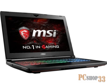Ноутбук MSI GE63 Raider RGB 8RF-207RU i7-8750H (2.2)/32G/1T+512G SSD/15.6UHD AG IPS/NV GTX1070 8G/noODD/BT/Win10 Black