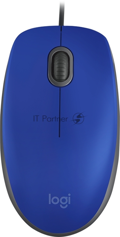 Мышь Logitech Mouse M110 Silent USB Blue Ret