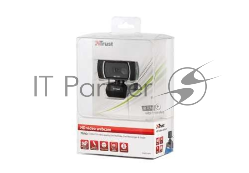 Веб-камера Trino Trust HD 720р микрофон