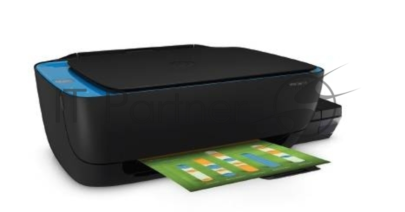 МФУ HP Ink Tank 319 AiO (Z6Z13A), 4-цветный струйный СНПЧ принтер/сканер/копир A4, 19 (16 цв) стр/мин, 4800x1200 dpi, CISS, 1tray 60, USB2.0, автомат.клапан перекрытия подачи чернил (Старт.чернила: 15000 стр черн и по 8000 стр CMY. Гар. 1 год. Расшир