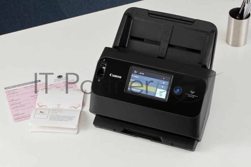 Сканер Canon DR-S150 (Цветной, двусторонний, 45 стр./мин, ADF 60, Ethernet, USB 3.2, WI-FI, 3 года гарантии)
