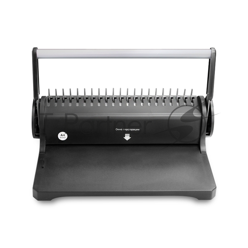Брошюровщик ГЕЛЕОС БП-9 на пластиковую пружину, А4, ручная перфорация 9 листов, переплет макс до 170 л., глубина перфорации 3 мм