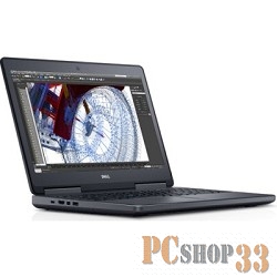 Ноутбук Dell Precision 7520 Xeon E3-1505M v6/16Gb/2Tb/SSD256Gb/nVidia Quadro M2200 4Gb/15.6/IPS/Touch/FHD (1920x1080)/Windows 10 Professional 64