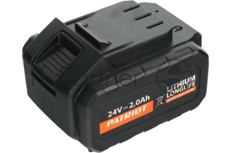 Батарея аккумуляторная Li-ion для шуруповертов PATRIOT серии The One, Модели: BR 241Li /h, Емкость аккумулятора: 2,0 Ач, Напряжение: 24В