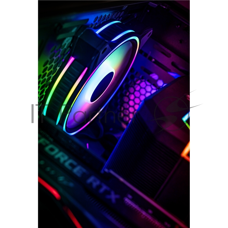 Вентиляторы для корпуса 1 Ватт Cooler Master MASTERFAN SICKLEFLOW, 120mm, 4-Pin (PWM), ARGB, 3 pcs + ARGB Controller
